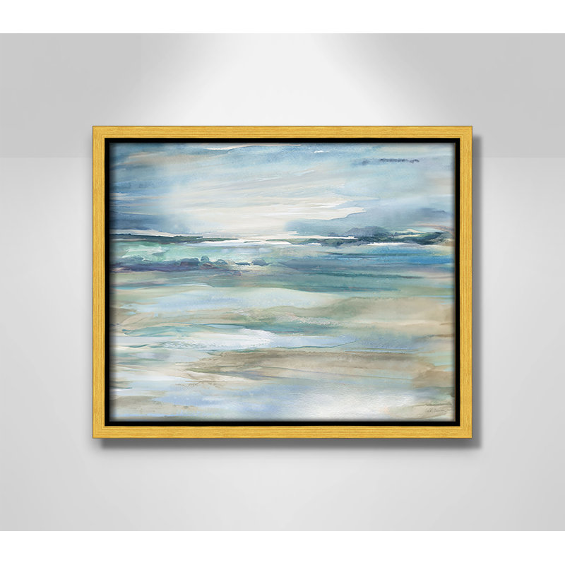 Reflection Skies Print par Carol Robinson, H 9,5 po x l 11,5 po, Doré