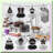 8-Piece Surfboard Beach Party Decorations Set