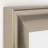 Gueye Brushed Nickel Framed Transitional Wall Mirror - 28x34"