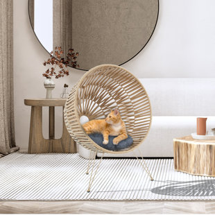  Kingman Handcrafted Pet Chair with Cushion