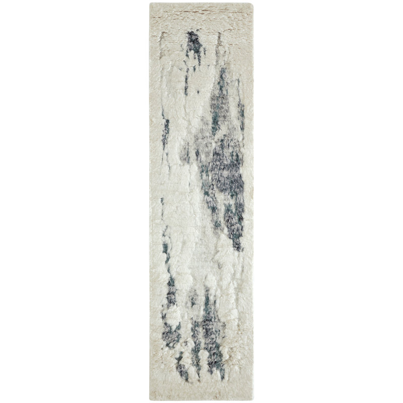 Tapis en laine Gildo, Tapis de couloir 2 pi 6 po x 10 pi