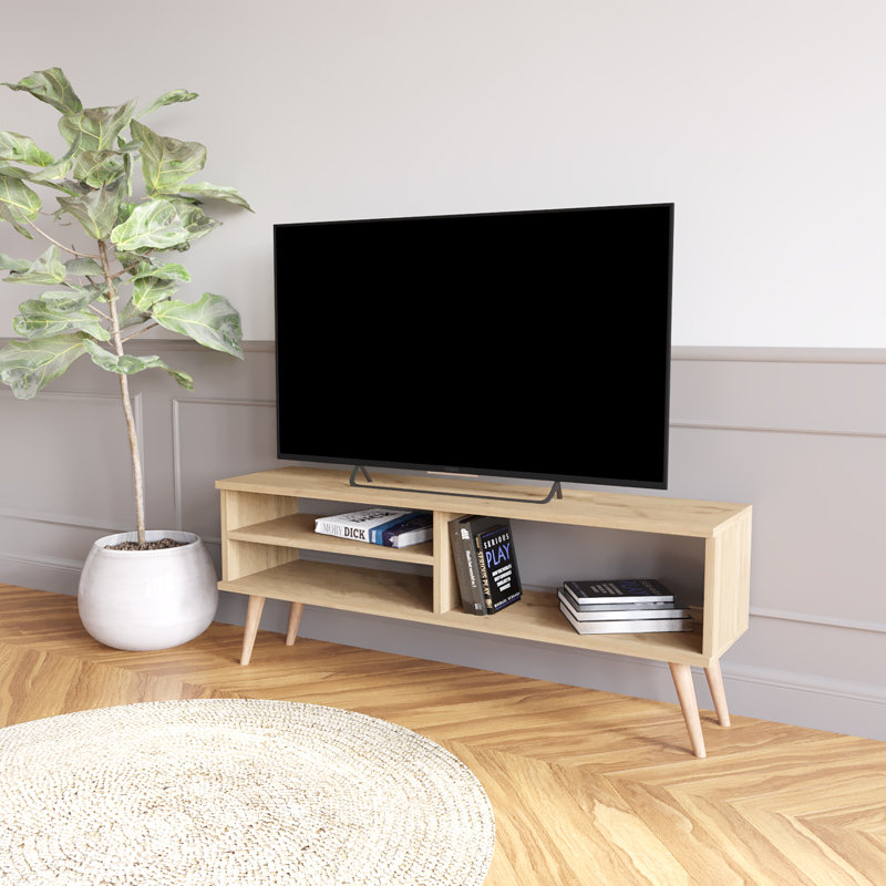 LAPIS TV Stand for TVs up to 49", Oak