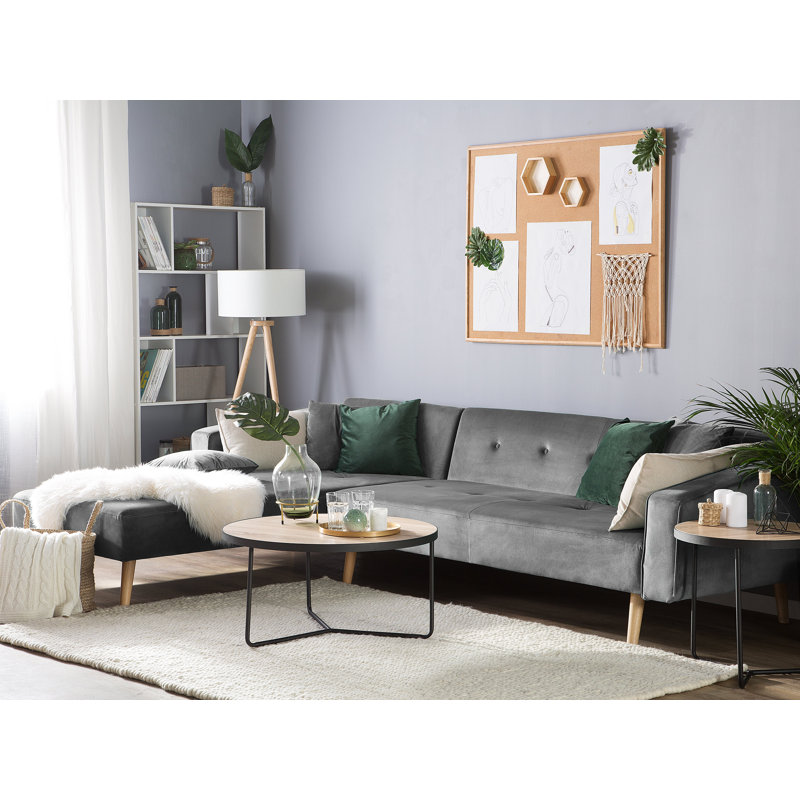 Newark 4 Seater Sofa Bed, Grey