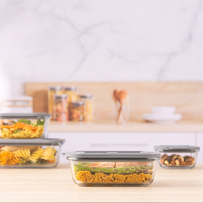 Kilner Fresh Storage - Set Of 4 (10.5, 21.3, 27, 50.7Oz)