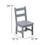 Ensemble de table et de chaises en bois franc massif pour enfants, 3 pièces Brittanya-319140128