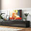 Meuble audio-vidéo avec console multimédia de rangement-1157097664