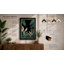 Figure Among Palms Boho - Framed Print-1671310573-1671310570