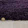 Plush Deep Pile Shaggy Purple Rug