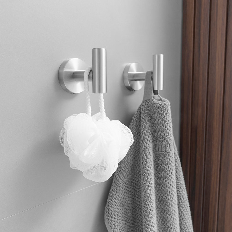 Veil 6-Piece Bathroom Hardware Set, Brushed Nickel