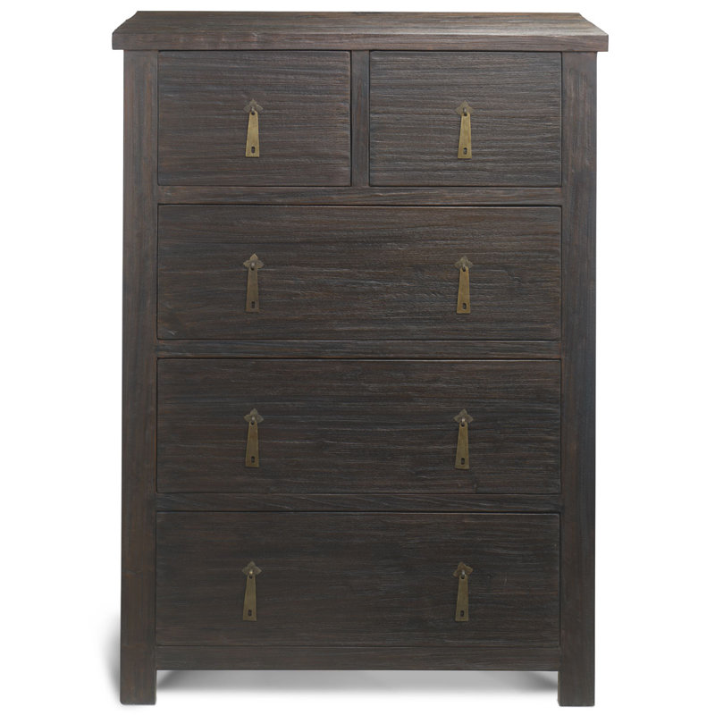 Kendleshire Solid Wood 85cm W 4 - Drawer Chest of Drawers