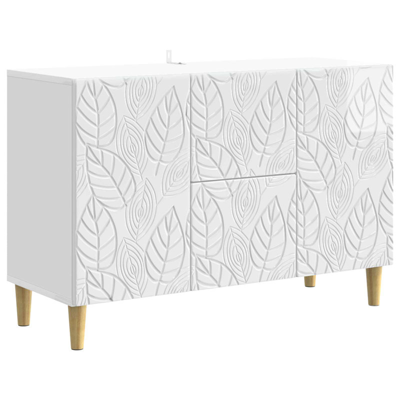 89cm Sideboard, High Gloss White