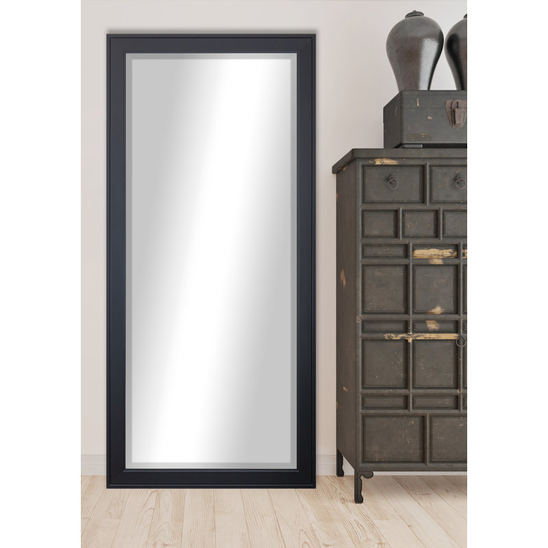Miroir pleine longueur Hanon, Noir, 71 po x 30,5 po