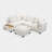 6 - Piece 90'' Upholstered U-Shape Sectional-310147027