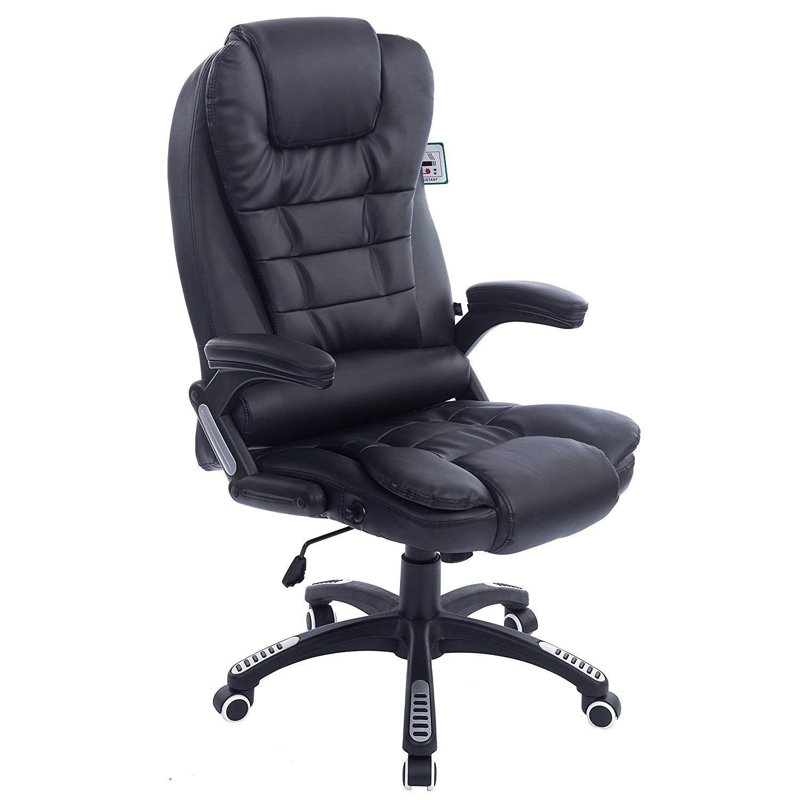 Marable Executive Chair with Headrest, Black