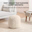 Repose-pieds rembourré ivoire 17 po Sfera-768678626