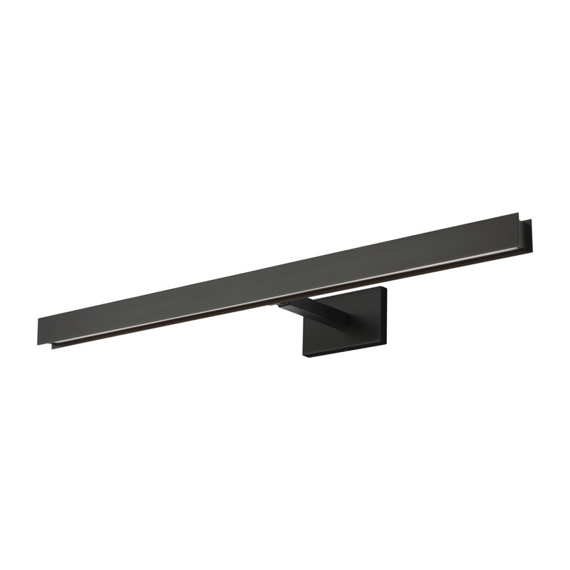 Bau Dimmable LED Wall Mounted Picture Light, Nightshade Black, 3" H x 24" W x 8" D