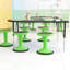 Tabouret actif à hauteur réglable Colton pour la classe et la maison-70612756
