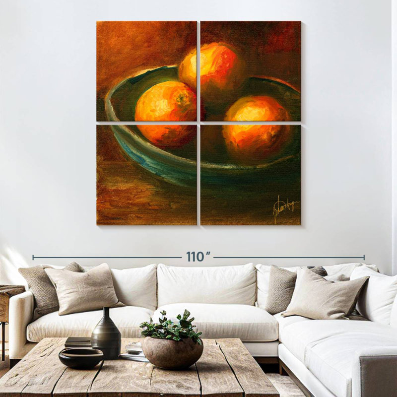 Yarlin Rustic Fruit IV, 74" H x 74" W