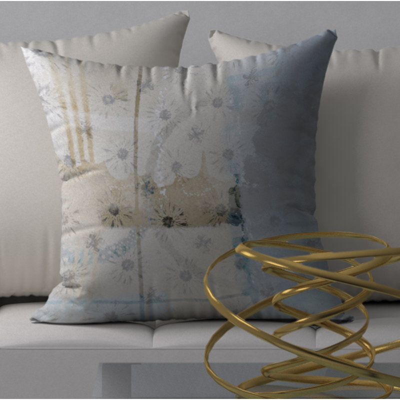 Housse de coussin et insert de coussin carré Precious, 24 po x 24 po