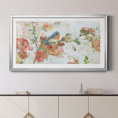 " Bluebird Spring Day I " Painting Print