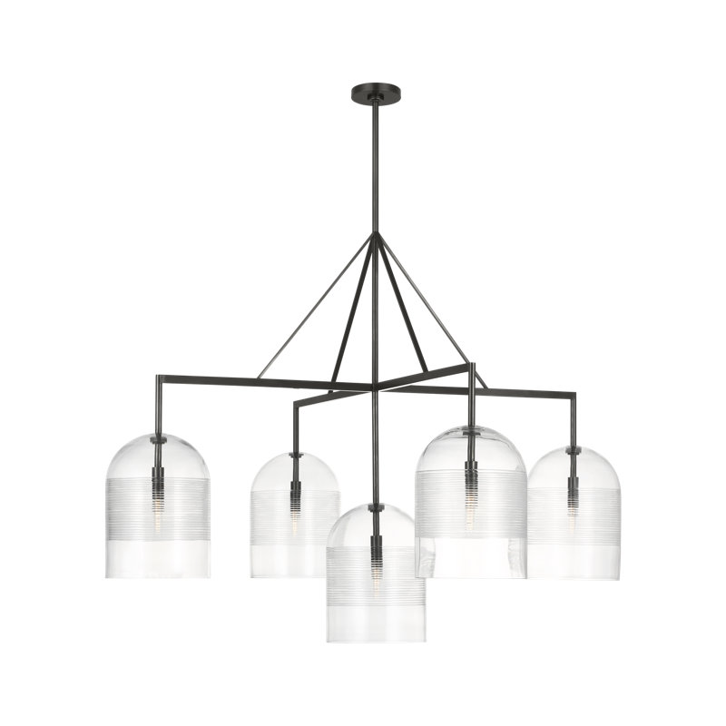 Leano 5 - Light Chandelier, Bronze