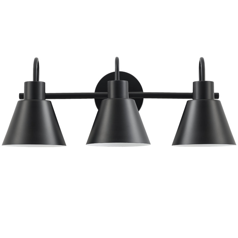 Westley 3 Light Vanity - Matte Black