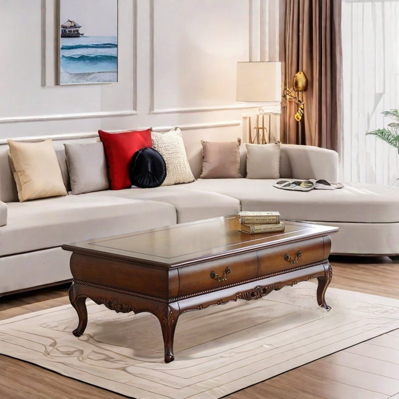 Table basse circulaire durable