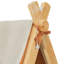 Lit simple avec tente et lit clair brun-2085662194-2085662197