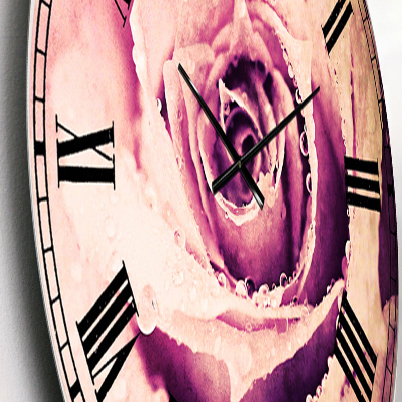 Horloge murale mauve, Petit