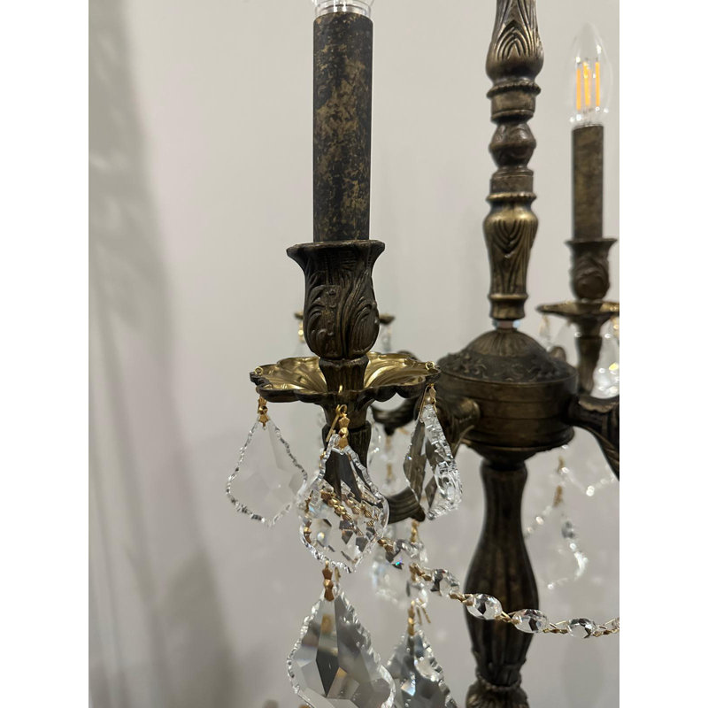 Lampe de table 26 po Pomilla, Bronze