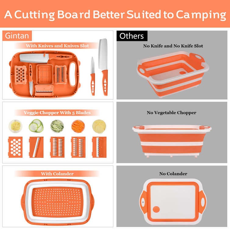 Foldable Cutting Board Camping  Camping Chopping Board Set