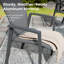 Stemple Aluminum Stackable Patio Dining Armchair, Fully Assembled-500355537