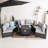 6-Person All-Weather Steel Frame Wicker Patio Conversation Set, For Backyard
