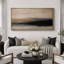 Grande impression sur toile encadrée, impression de paysage abstrait neutre pour décoration intérieure moderne-119328938-119328940
