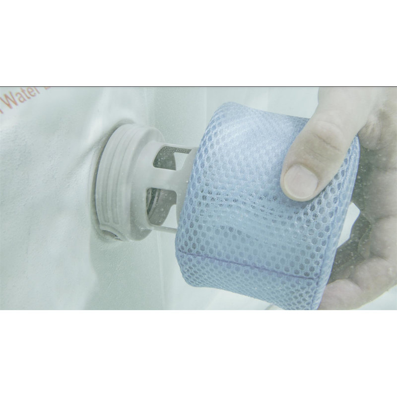 Hot Tub Filter Cartridge Pack of 12 - 90 Pleats Filter Cartridge and 1 Mesh Covers, 11 cm H x 11 cm W x 8 cm D