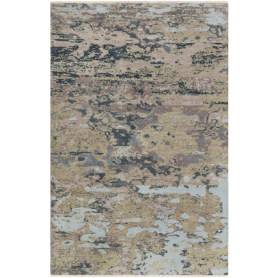 Wool Abstract Indoor Rug