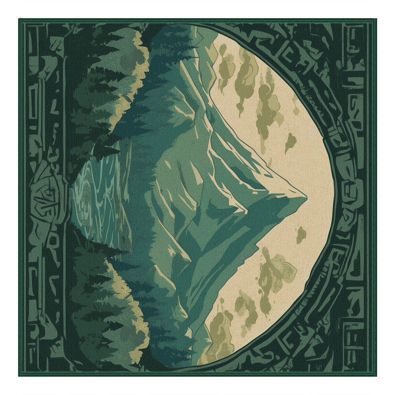 Guardian's Embrace Rug, Square 5'