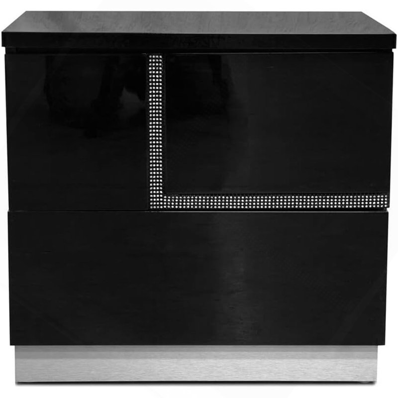 Table de chevet 2 tiroirs Modern