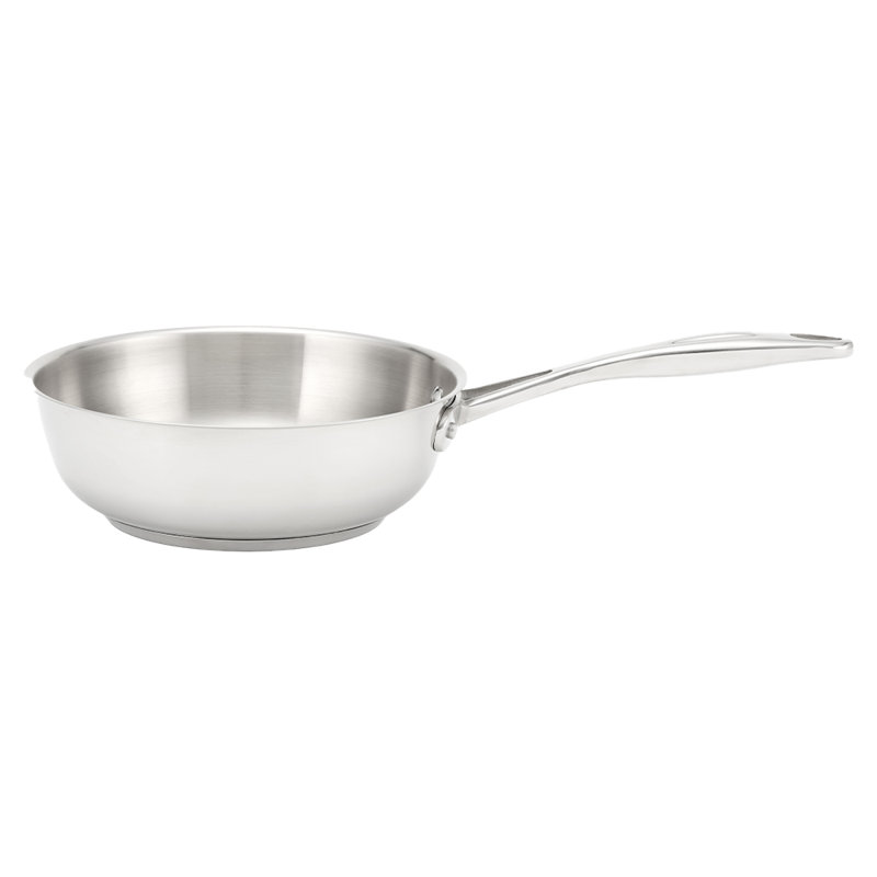 Profile Uncoated Stainless Steel Chefs Pan, 20cm