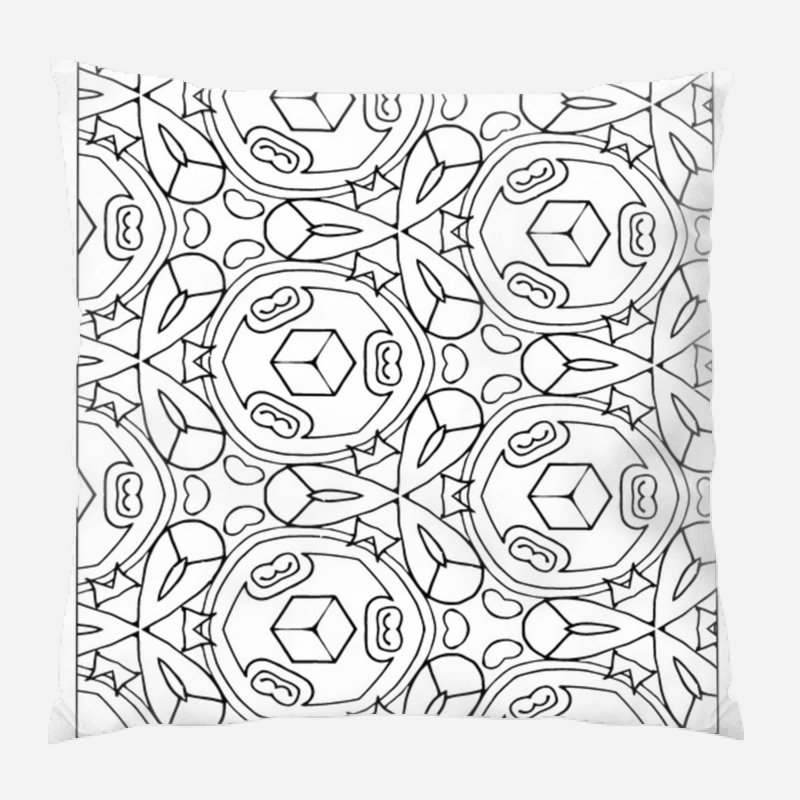 Coussin décoratif à motif, Intérieur