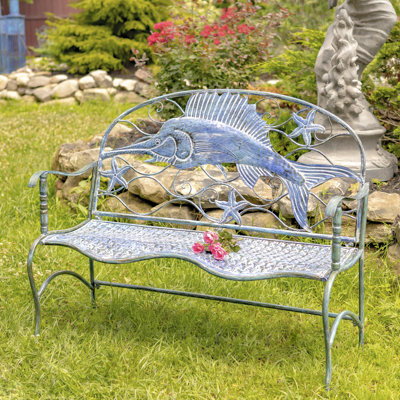 Banc de jardin en fer Darrel