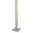 Four-Sided Pegboard Tower Floor Display on Revolving Base. Spinner Rack Tower. Panel Size: 4"W x 60"H