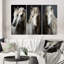 «White Horse Whispering Whinnies», 3 pièces sur toile-1632290101-1632290104