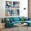 4 Piece Wrapped Canvas Wall Art