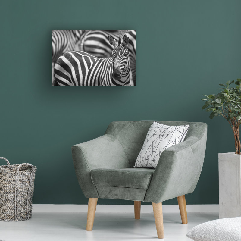 Art sur toile à rayures bolologia Alessandro Catta, H 12 po x l 19 po