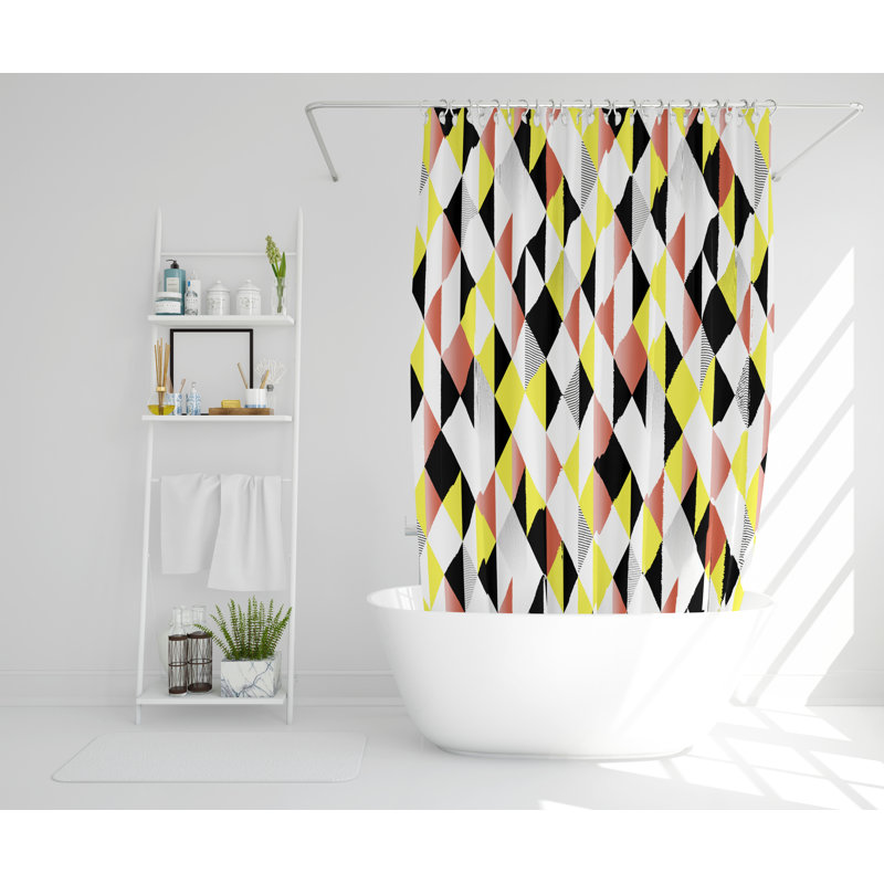 Wienand Polyester Shower Curtain Set, 168cm H x 168cm W
