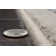Tapis floral crème / gris