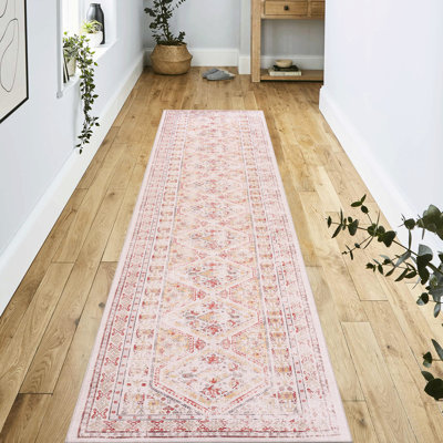 Tapis beige antidérapant lavable à poils courts de 2 pi 6 po x 10 pi à poils courts pour la chambre à coucher, la cuisine, le salon, la salle à manger et les animaux de compagnie 10 po, lavable et à poils courts