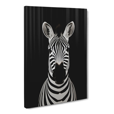 Zebra Minimalism No.2 - No Frame Print