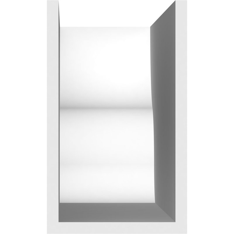 Queue de chevron standard en PVC de qualité architecturale Greensboro, H 10 po x L 6 po x P 30 po